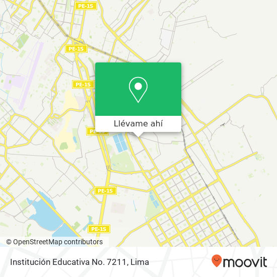 Mapa de Institución Educativa No. 7211