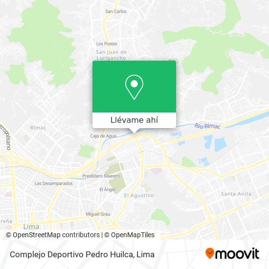 Mapa de Complejo Deportivo Pedro Huilca