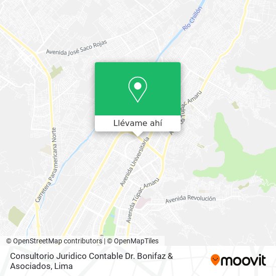 Mapa de Consultorio Juridico Contable Dr. Bonifaz & Asociados