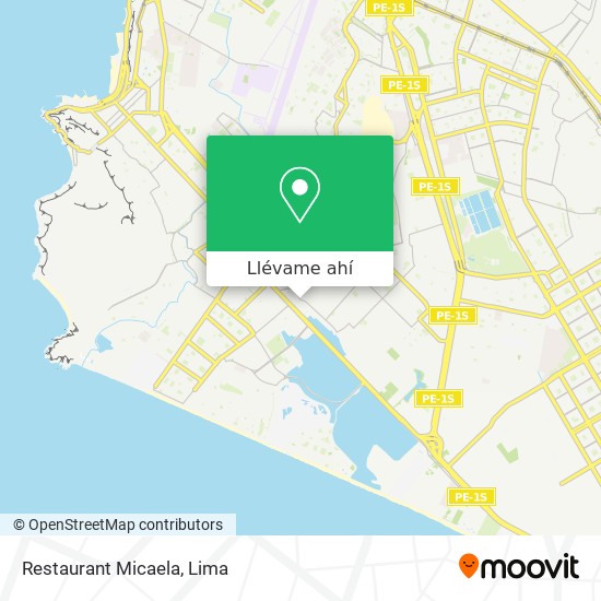 Mapa de Restaurant Micaela