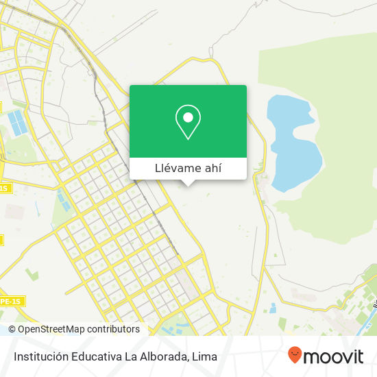 Mapa de Institución Educativa La Alborada