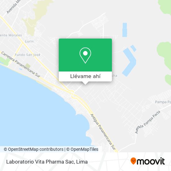 Mapa de Laboratorio Vita Pharma Sac