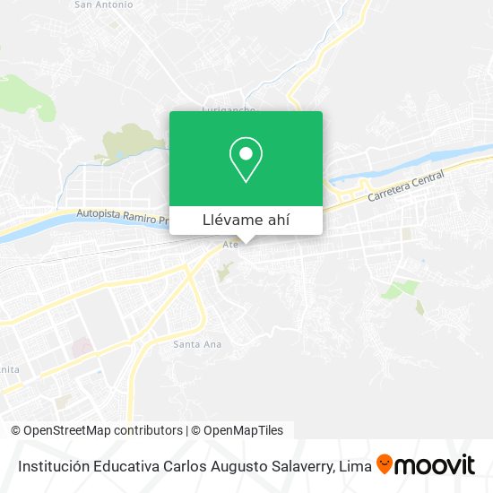 Mapa de Institución Educativa Carlos Augusto Salaverry