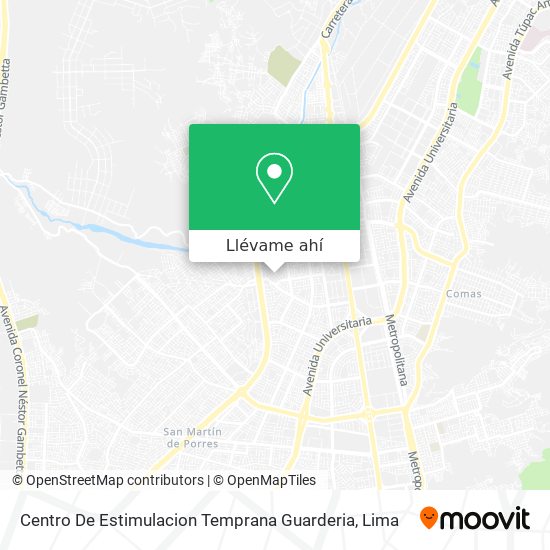 Mapa de Centro De Estimulacion Temprana Guarderia