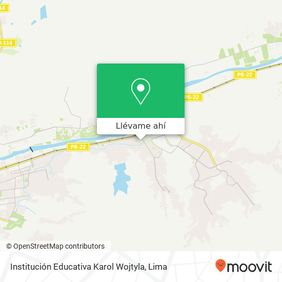 Mapa de Institución Educativa Karol Wojtyla