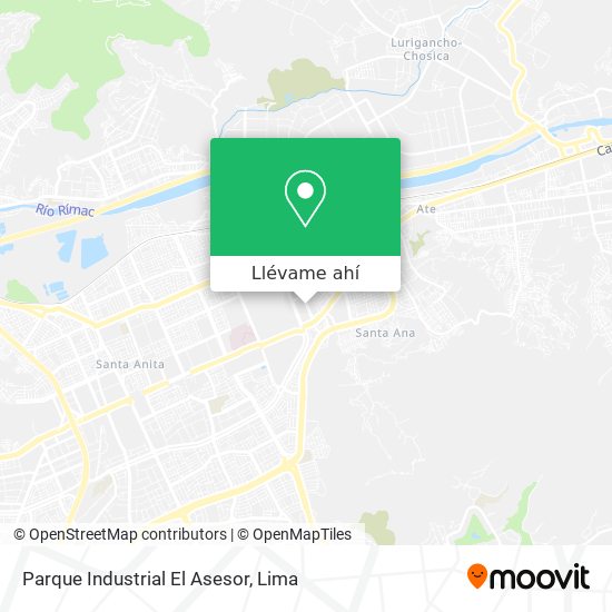 Mapa de Parque Industrial El Asesor