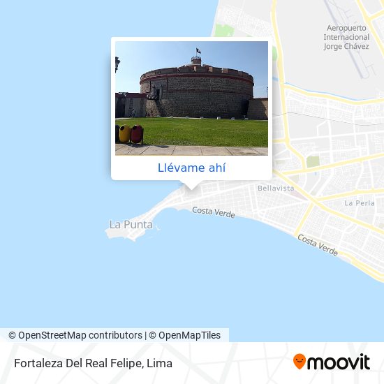 Mapa de Fortaleza Del Real Felipe