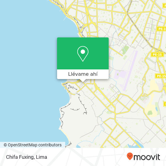 Mapa de Chifa Fuxing