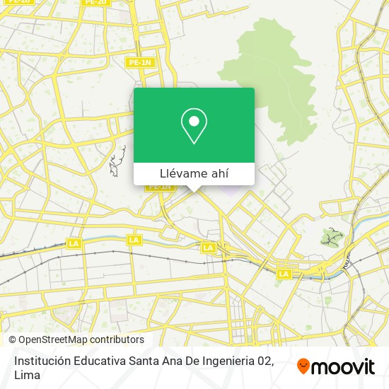 Mapa de Institución Educativa Santa Ana De Ingenieria 02
