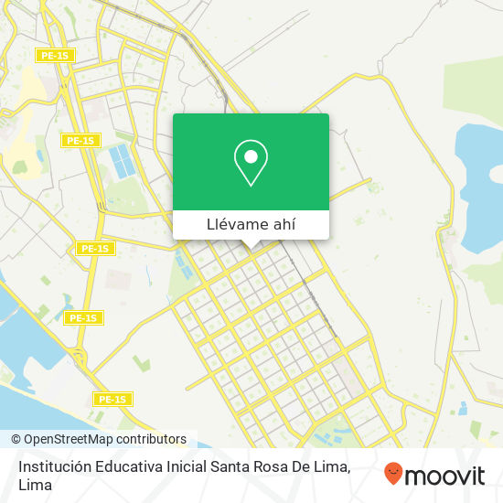 Mapa de Institución Educativa Inicial Santa Rosa De Lima