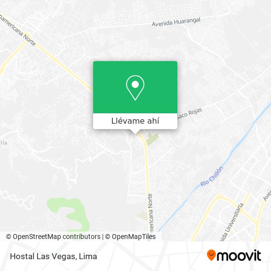 Mapa de Hostal Las Vegas