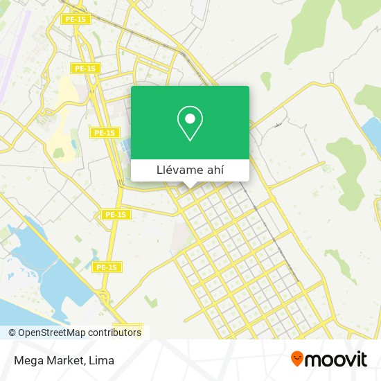 Mapa de Mega Market