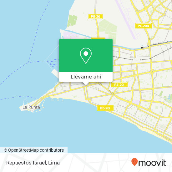 Mapa de Repuestos Israel