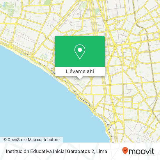 Mapa de Institución Educativa Inicial Garabatos 2