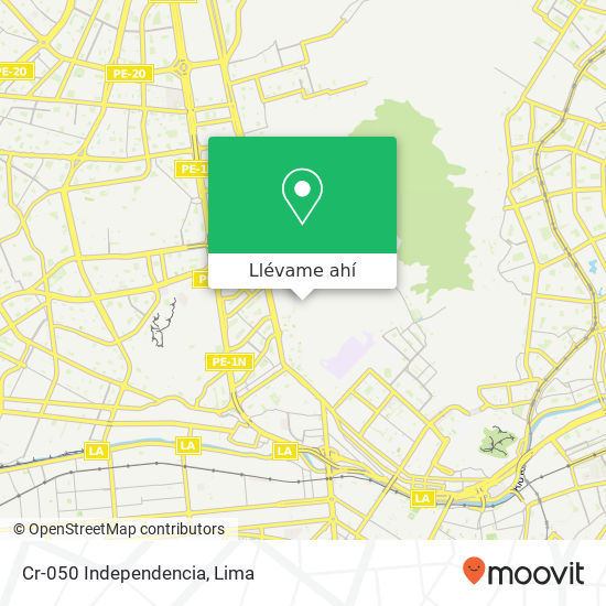 Mapa de Cr-050 Independencia