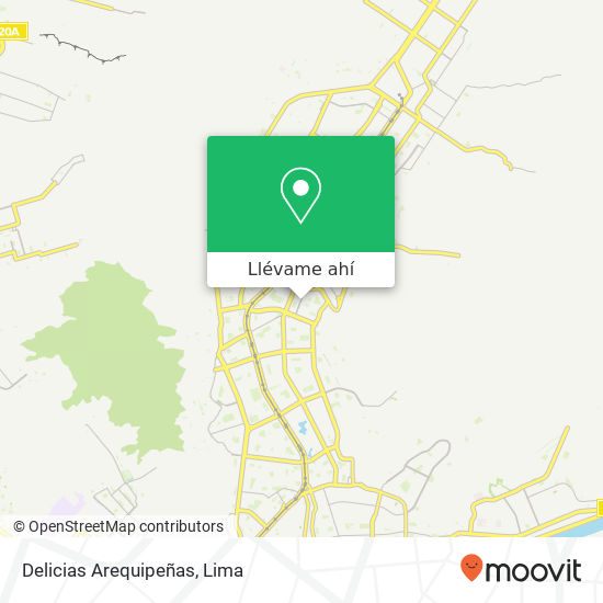 Mapa de Delicias Arequipeñas