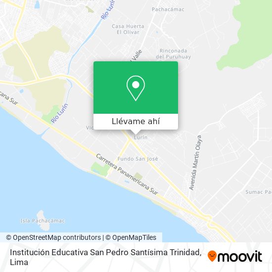 Mapa de Institución Educativa San Pedro Santísima Trinidad