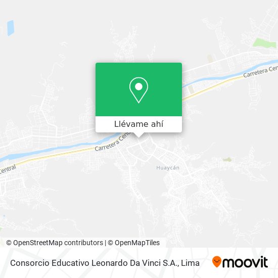 Mapa de Consorcio Educativo Leonardo Da Vinci S.A.