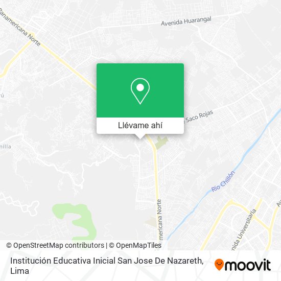 Mapa de Institución Educativa Inicial San Jose De Nazareth