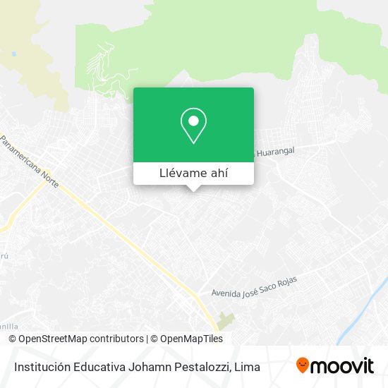 Mapa de Institución Educativa Johamn Pestalozzi