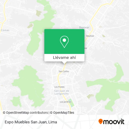 Mapa de Expo Muebles San Juan