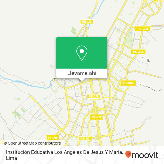 Mapa de Institución Educativa Los Angeles De Jesus Y Maria