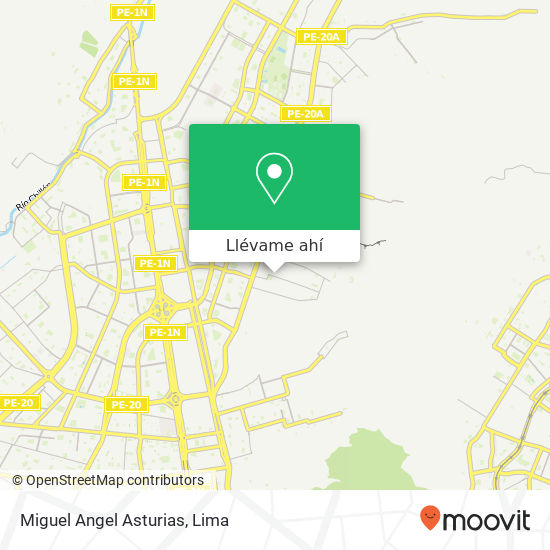 Mapa de Miguel Angel Asturias