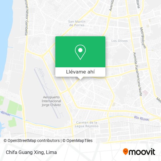 Mapa de Chifa Guang Xing