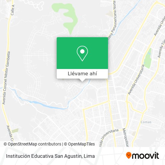 Mapa de Institución Educativa San Agustin
