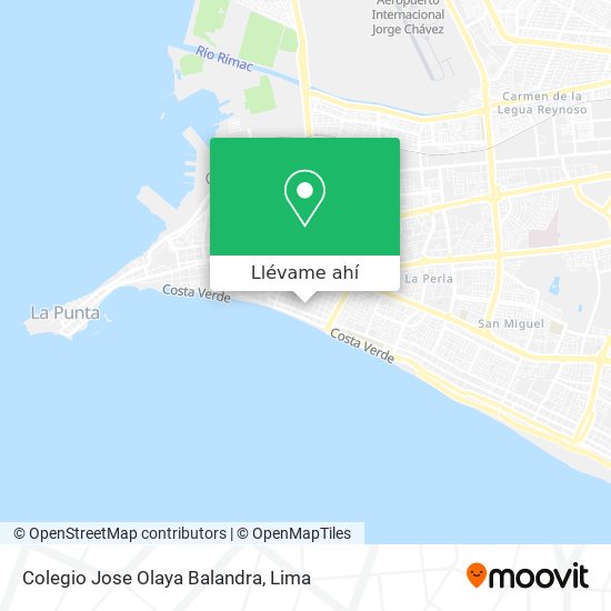 Mapa de Colegio Jose Olaya Balandra