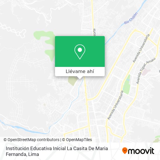 Mapa de Institución Educativa Inicial La Casita De Maria Fernanda