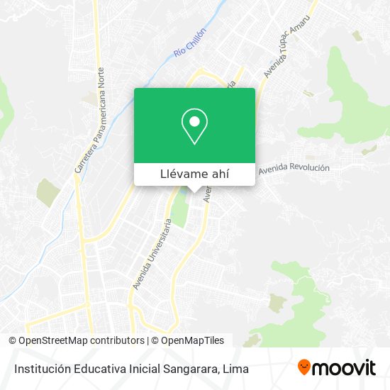 Mapa de Institución Educativa Inicial Sangarara