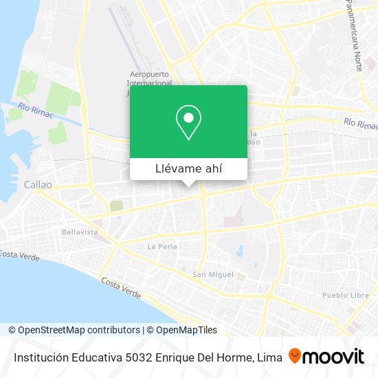 Mapa de Institución Educativa 5032 Enrique Del Horme