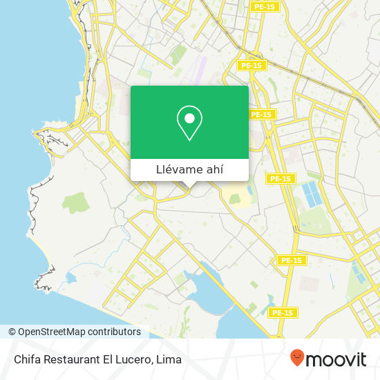 Mapa de Chifa Restaurant El Lucero