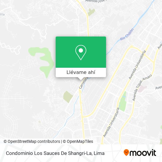 Mapa de Condominio Los Sauces De Shangri-La