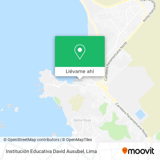 Mapa de Institución Educativa David Ausubel