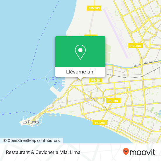 Mapa de Restaurant & Cevicheria Mia