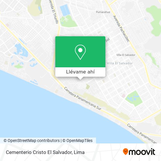 Mapa de Cementerio Cristo El Salvador