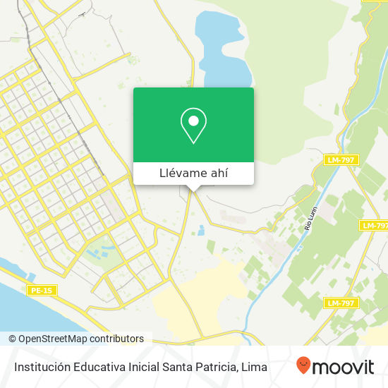 Mapa de Institución Educativa Inicial Santa Patricia