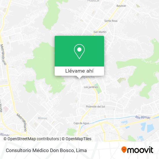 Mapa de Consultorio Médico Don Bosco