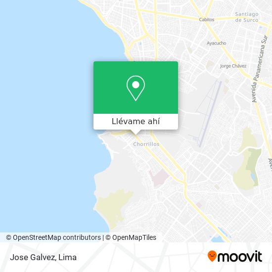 Mapa de Jose Galvez