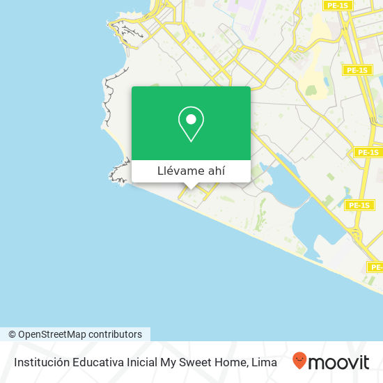 Mapa de Institución Educativa Inicial My Sweet Home