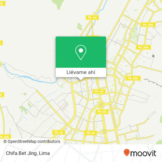 Mapa de Chifa Bet Jing