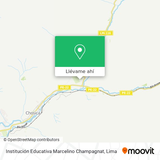 Mapa de Institución Educativa Marcelino Champagnat