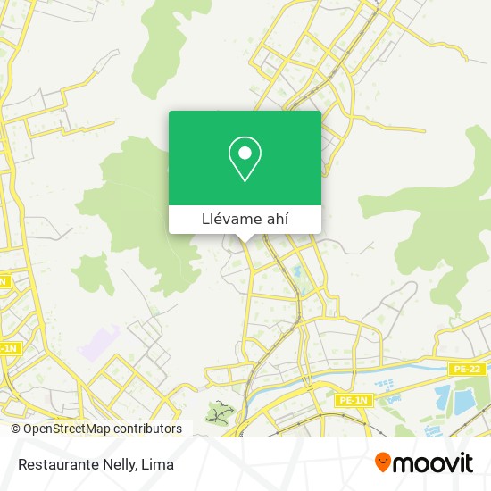 Mapa de Restaurante Nelly