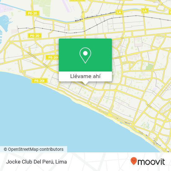 Mapa de Jocke Club Del Perú