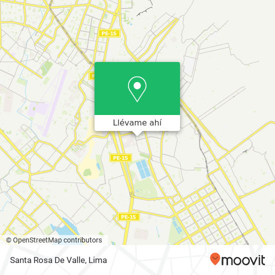Mapa de Santa Rosa De Valle