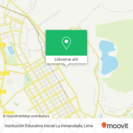 Mapa de Institución Educativa Inicial La Inmaculada