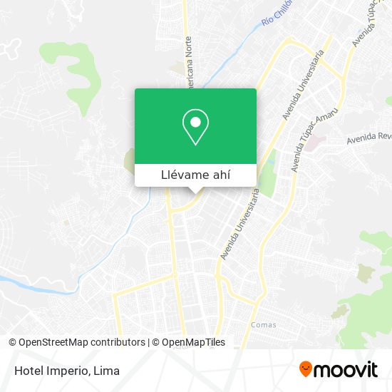 Mapa de Hotel Imperio