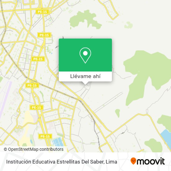 Mapa de Institución Educativa Estrellitas Del Saber